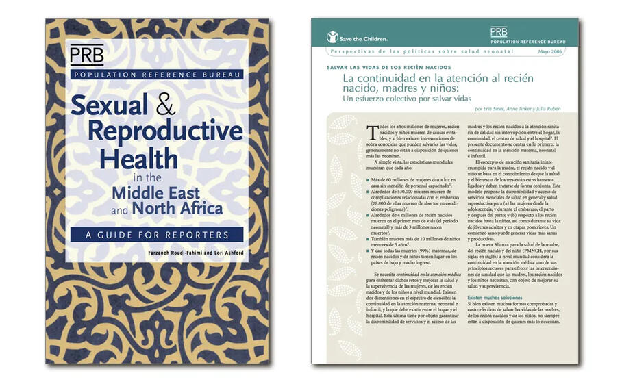 MENA: Sexual &amp; Reproductive Health | Save the Children publication in Spanish